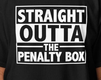 Kids Hockey T-Shirt | Straight Outta The Penalty Box Shirt