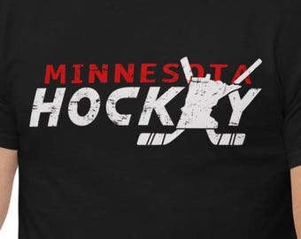 T-shirt de hockey du Minnesota | L'état des vêtements de hockey | Chemise de hockey State Of