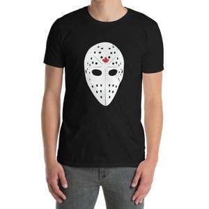 Goalie Mask Canada T-Shirt | Hockey Goalie Shirt | Canadien Hockey | Goalie Mask History |