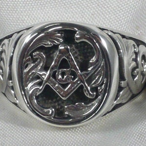 Gioiello Esoterico Argento Anello Occhio Di Dio Massoneria - Argento 925 Regolabile Con Teschio E Ossa Argento 925 Vintage - Foto 13