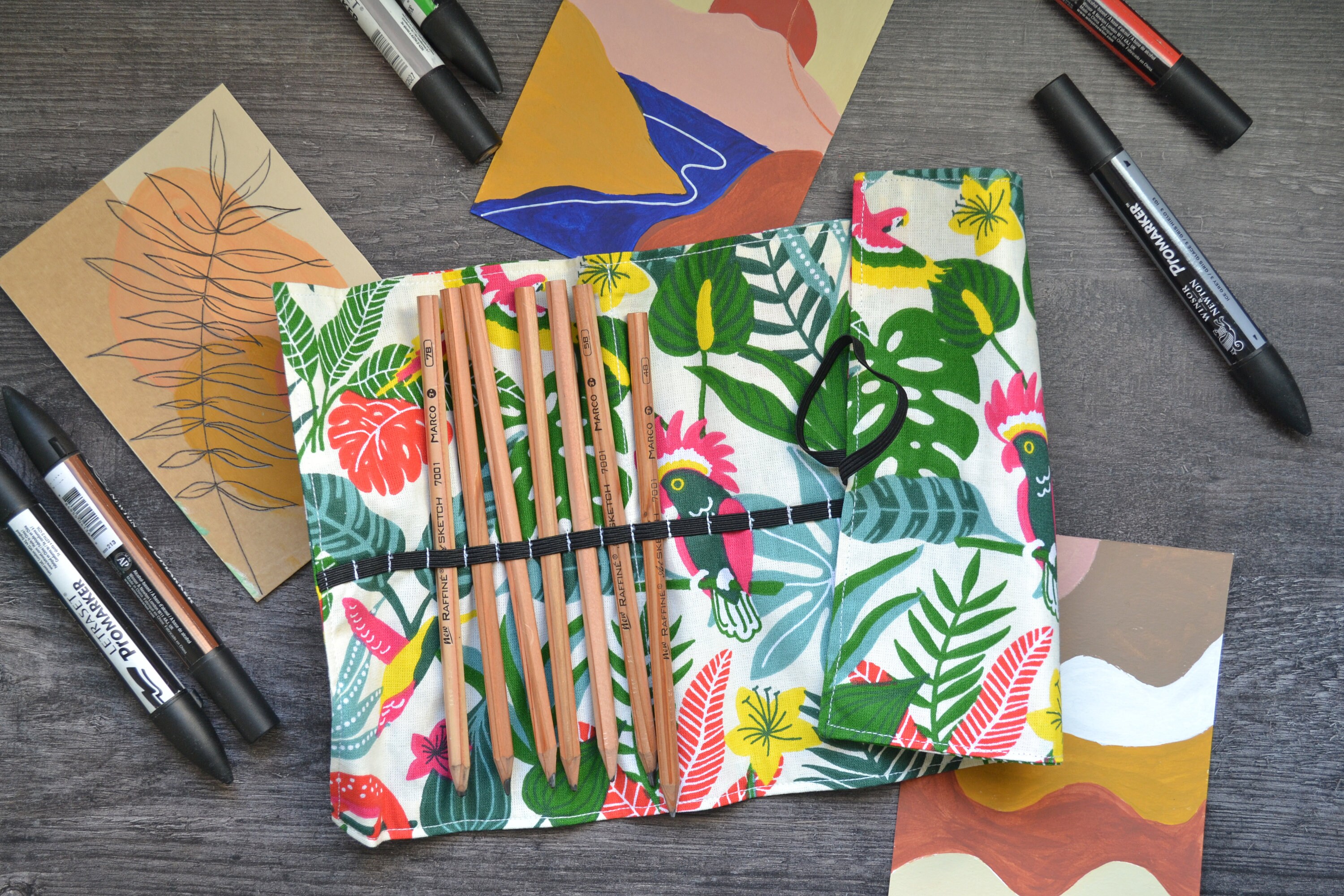 Trousse de Dessin en Coton