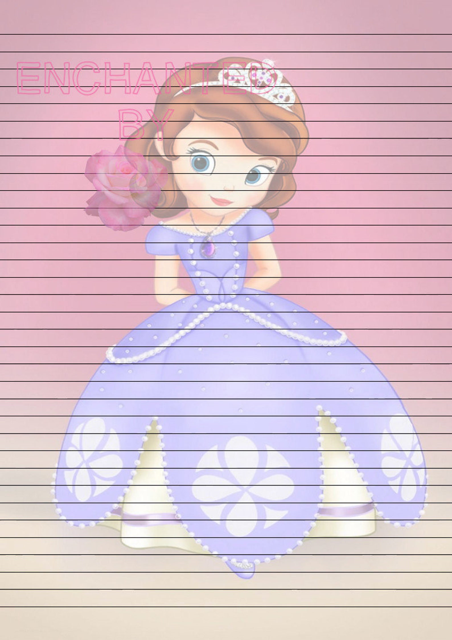 Disney’s Sofia the First Stationery Set | Etsy