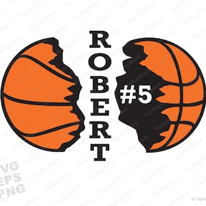 Basketball Split Monogram Svg, Basketball Team Svg, Basket Ball svg, Basketball decal, Basketball clip art, Basketball Shirt Svg, Eps, Png