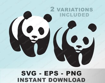 Wwf Panda Etsy