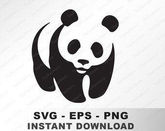 Biglietti Di Natale Wwf.Wwf Panda Etsy