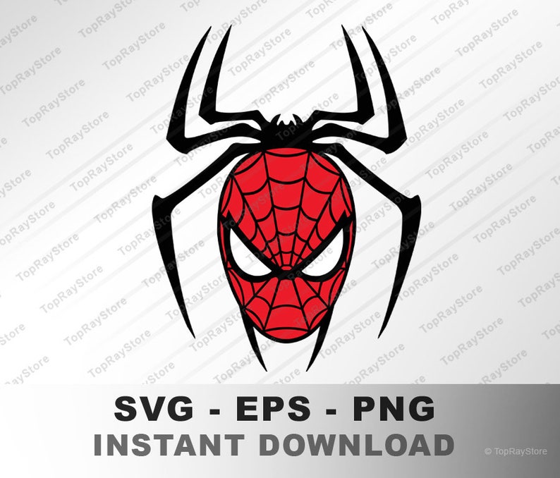 Download Spiderman SVG spiderman face Svg Layered Cutting Files | Etsy