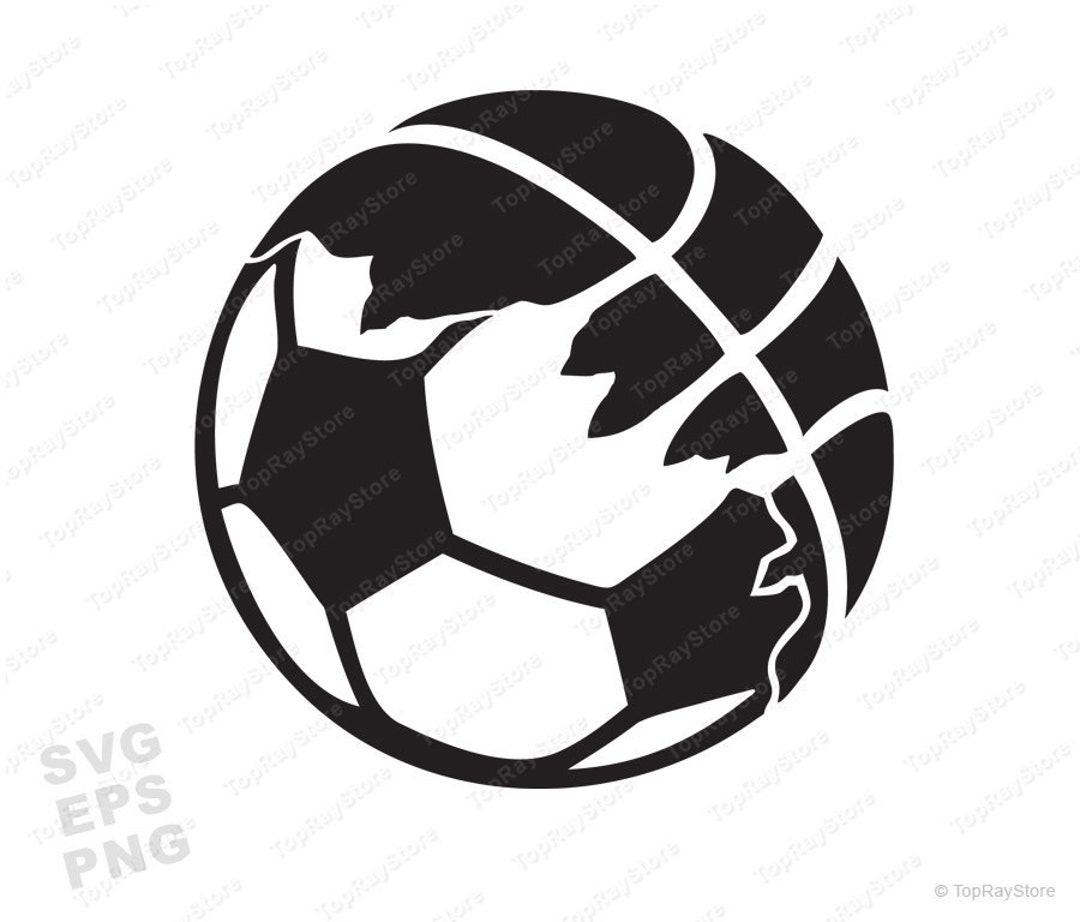 Balls Mixed Svg, Basketball Svg, Soccer Svg, Basketball Soccer Decal, Soccer Ball Svg