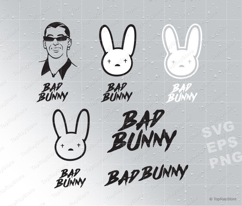 Download Bad Bunny SVG Bad Bunny logo SVG Bad Bunny bundle SVG El ...