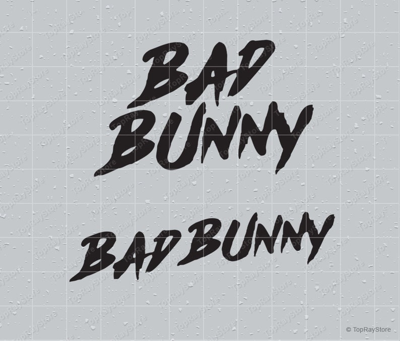 Download Bad Bunny SVG Bad Bunny logo SVG Bad Bunny bundle SVG El ...