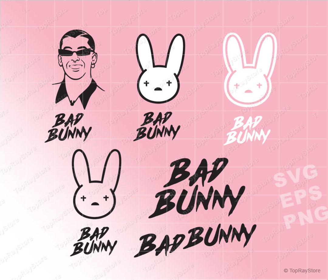 Bad Bunny SVG, Bad Bunny Logo Svg, Bad Bunny Bundle Svg, El Conejo Malo