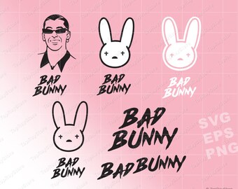 Bad Bunny SVG, Bad Bunny Logo Svg, Bad Bunny Bundle Svg, El Conejo Malo  Svg, Eps, Png - Etsy Finland