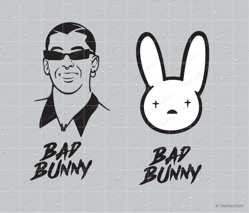 Download Bad Bunny SVG Bad Bunny logo SVG Bad Bunny bundle SVG El ...