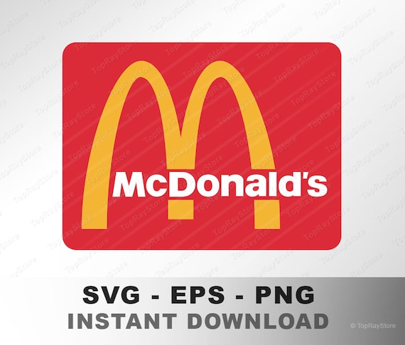 マクドナルドのロゴSVG、最高！新旧ロゴのSVG、EPS、PNG。今すぐ