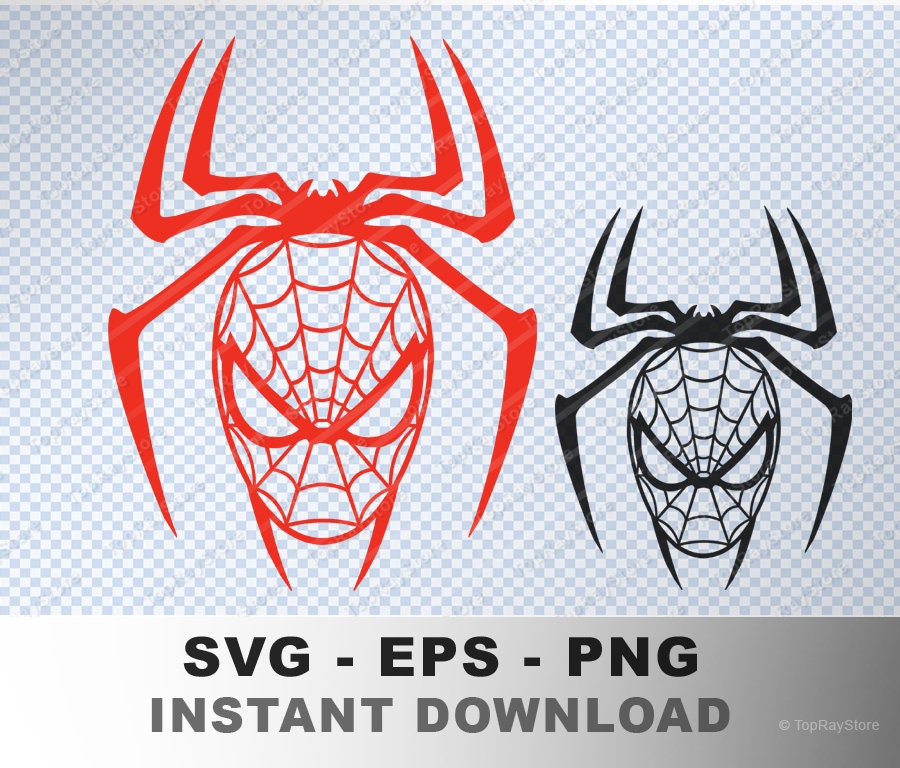 Spiderman SVG Spiderman face wire Cutting Files Cricut | Etsy