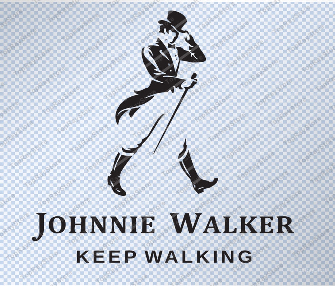 Johnnie Walker SVG Keep Walking America SVG Scotch whisky | Etsy
