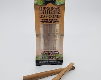Banana Leaf Blunt Wrap Pre‑Rolled Cones