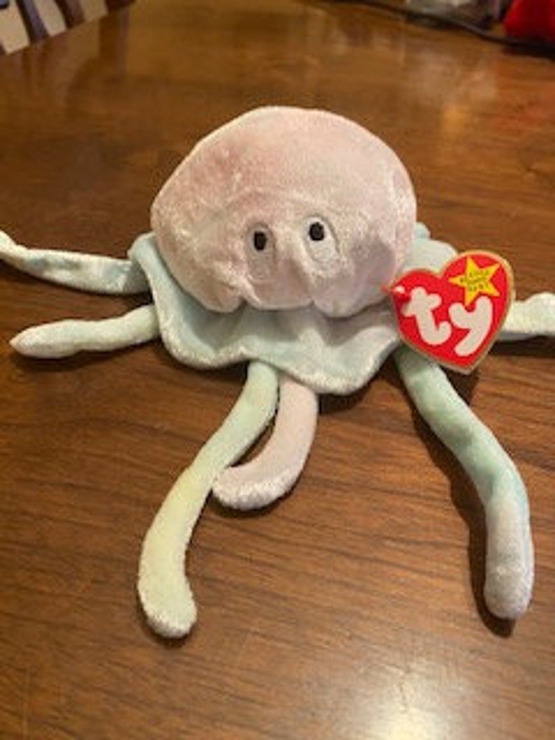 UNIQUE-Goochy the Jellyfish-Ty Beanie Babies | Etsy