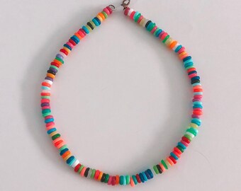 flat bead necklace