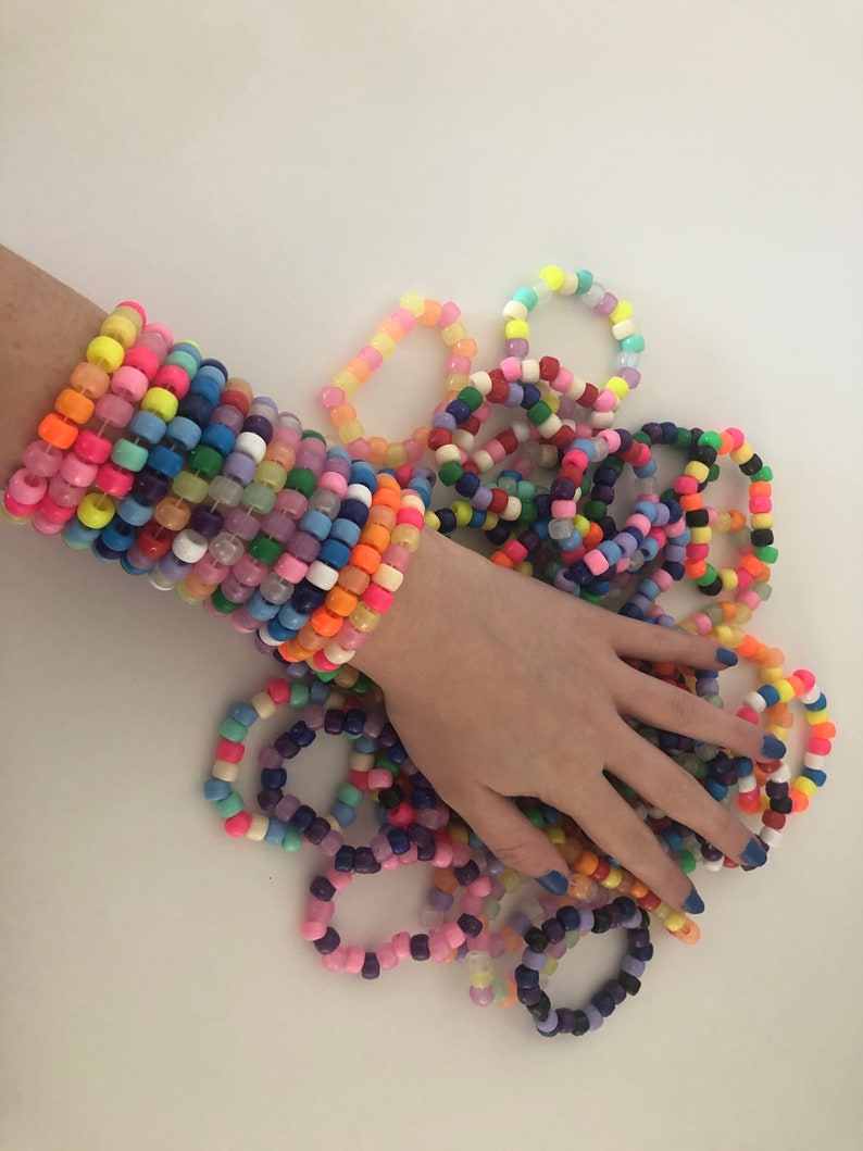 Pack of 10 Random Kandi Bracelets Etsy