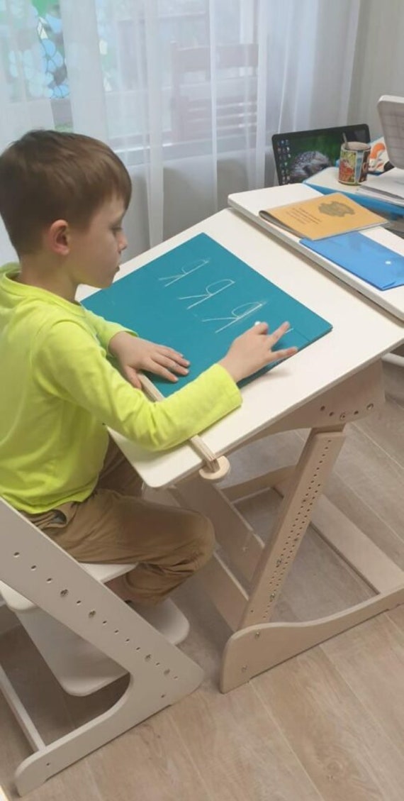 Adjust Standing Desk Kontorka Holz Tisch h/öhenverstellbar Stehpult Stehtisch Typ Htu Gestell naturbelassen Tischplatte transparent ge/ölt
