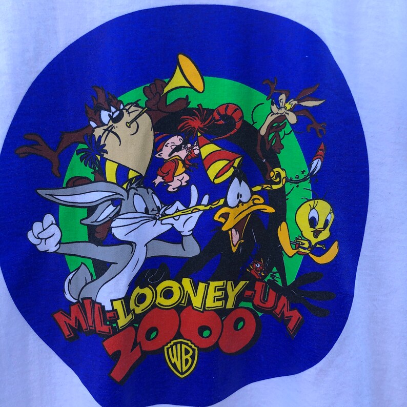 Vintage 2000 Looney Tunes Mil-Looney-Um Shirt SIze Medium | Etsy