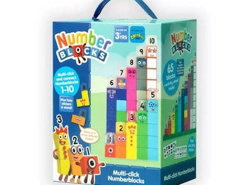 Math Link Cubes Numberblocks - Etsy