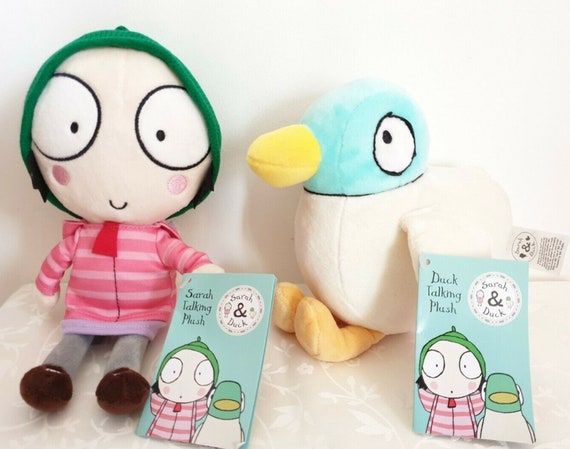 sarah and duck soft toy