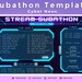 Subathon Template - Cyber Neon | Cute Overlay | Donothon | Fully ...