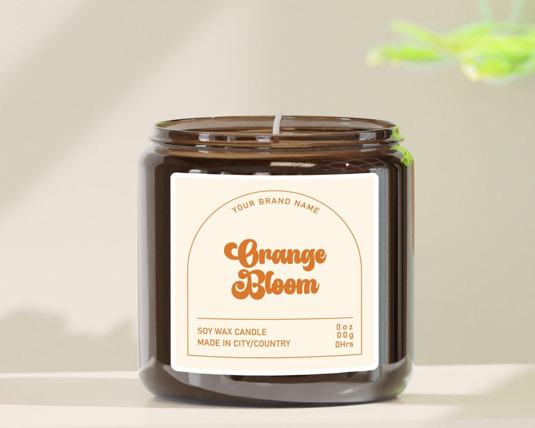Personalized Candle Decoration Custom Candle Labels | Candle DIY ...