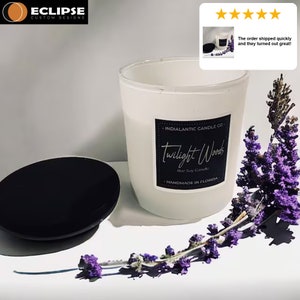 Personalized Candle Decoration Custom Candle Labels | Candle DIY | Handmade Candles | Candle Design | Custom Candle Stickers