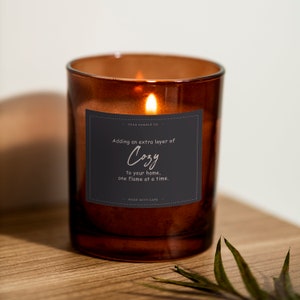 Personalized Candle Decoration Custom Candle Labels | Candle DIY | Handmade Candles | Candle Design | Custom Candle Stickers