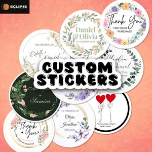 Custom Labels | Custom Stickers | Birthday | Party | Wedding | Baby ...