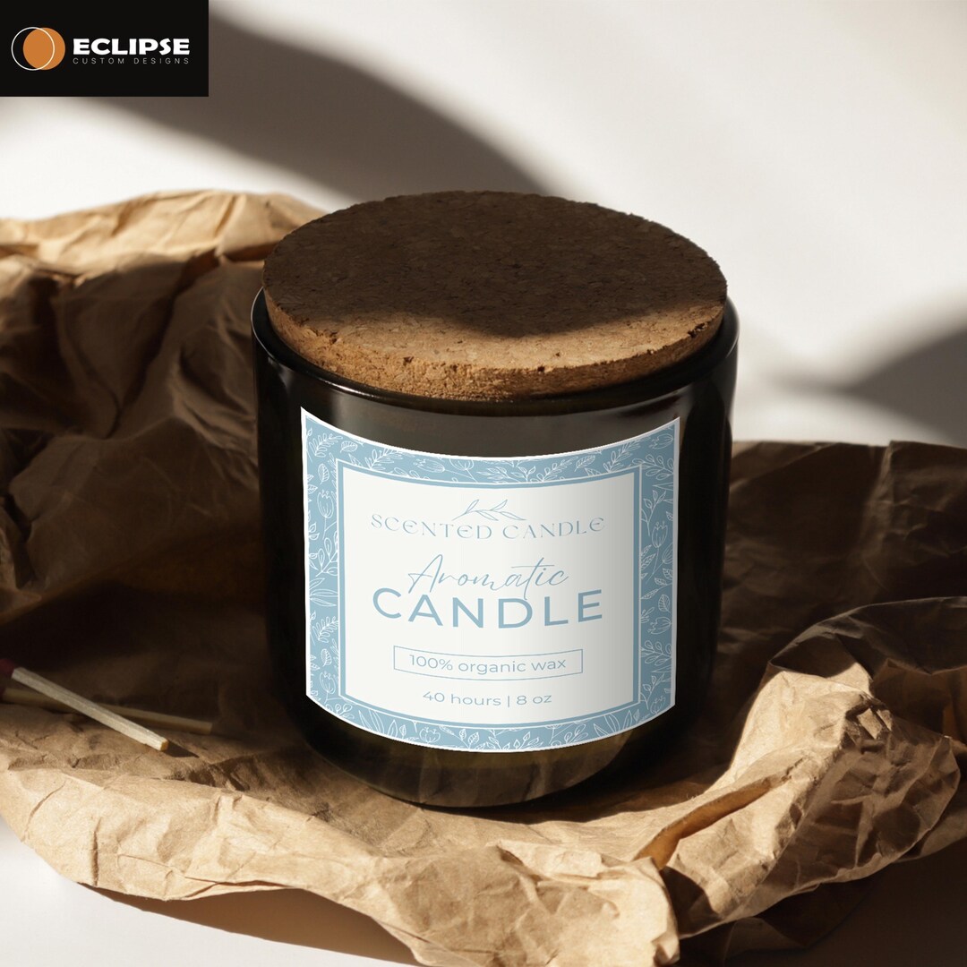 Personalized Candle Decoration Custom Candle Labels | Candle DIY ...