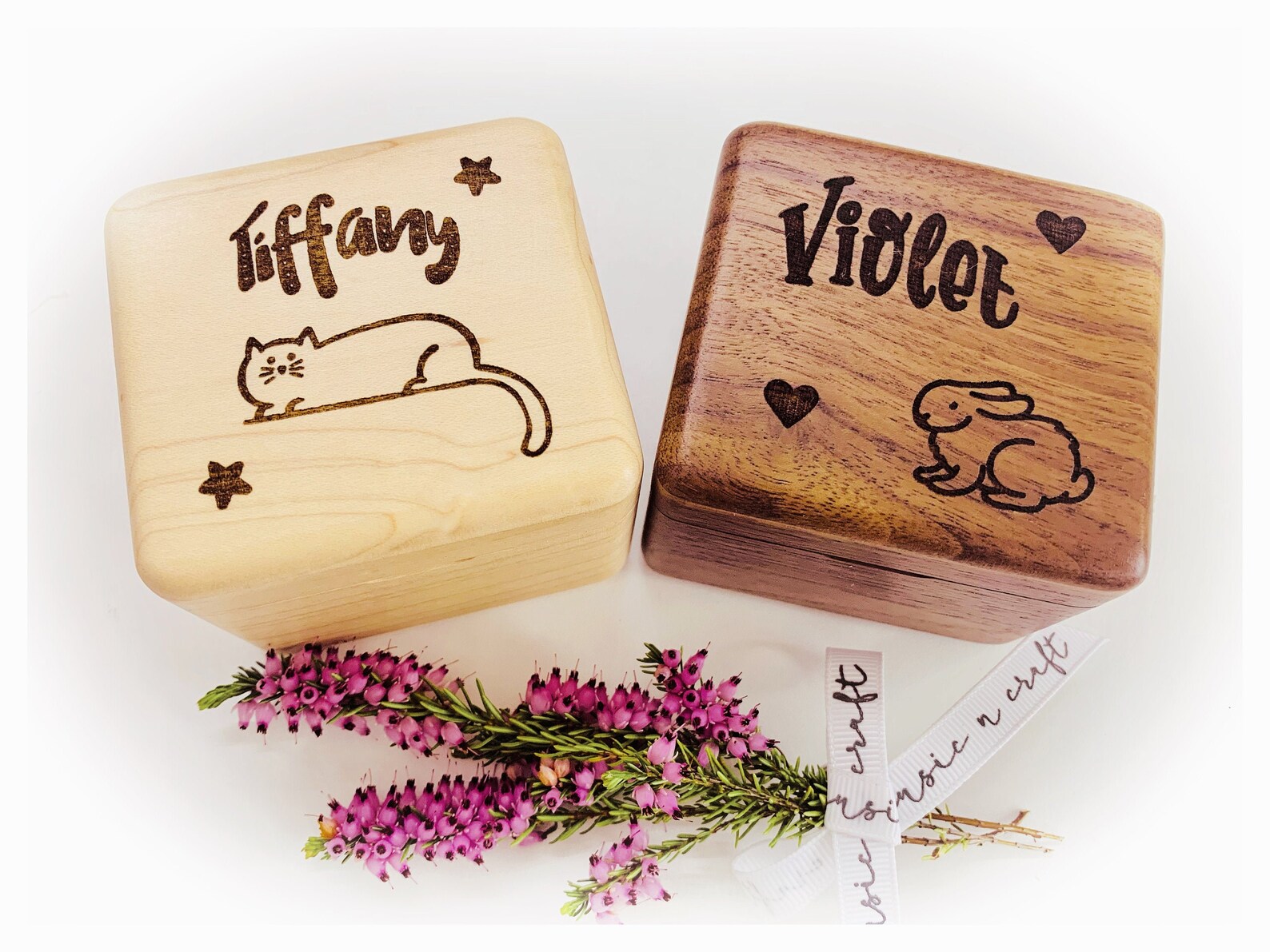 Personalised Engraved WindUp Wooden Deluxe Music Box Etsy