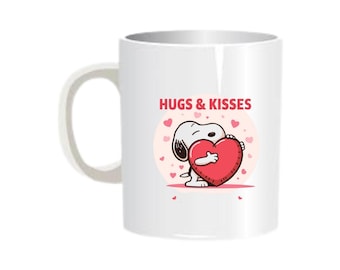 Snoopy gifts, coffee mugs, snoopy mugs, Valentine’s Day