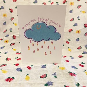 ¡Lo estás haciendo muy bien! Tarjeta de felicitación