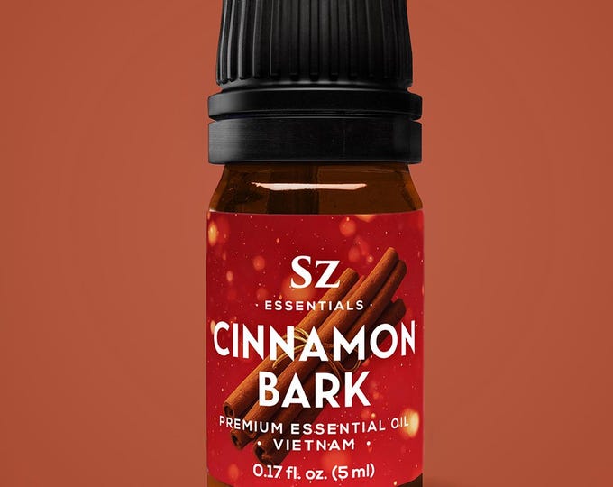 Cinnamon Bark Essential Oil – Pure Vietnamese Oil, Aromatherapy, DIY Blends
