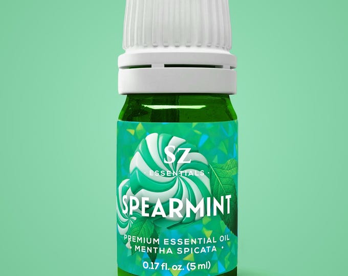 Spearmint Essential Oil 5ml – Sweet Fresh Mint Aroma for Diffuser & Aromatherapy