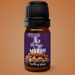 Myrrh Essential Oil - 5-year Aged - Therapeutic Grade - 100% Pure and Natural - Undiluted -