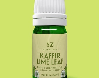 Kaffir Lime Leaf Essential Oil: Pure, Undiluted, Citrus Hystrix