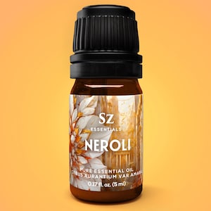 Neroli Essential Oil - Real Neroli, extracted from the bitter orange tree blossoms -  100% Pure, Undiluted, Therapeutic Grade. 5ml