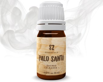 Aceite esencial de Palo Santo: 100 % puro de Palo Santo peruano (5 ml)