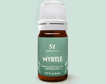 Myrtle Essential Oil - 100% Pure and Natural, Undiluted - 0.17 Fl Oz (5ml)