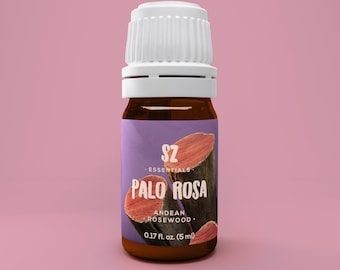 Aceite esencial de Palo Rosa: 100% puro de palo rosa peruano (5 ml)