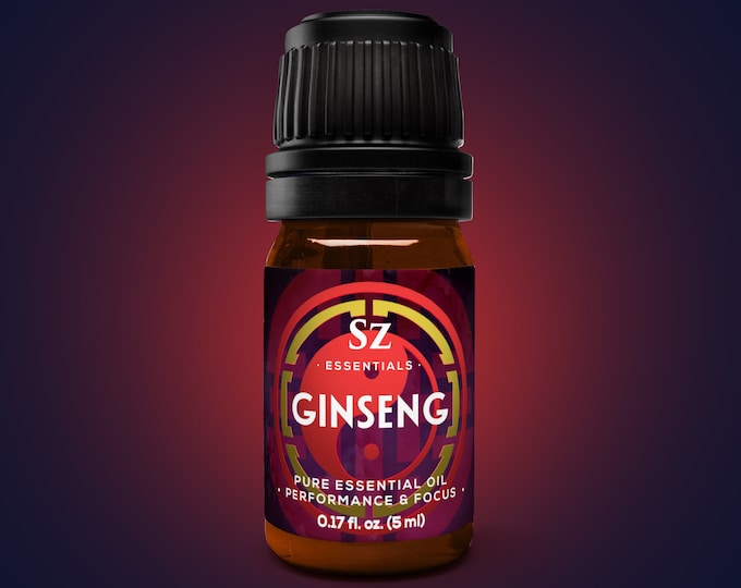Ginseng Essential Oil - 100% Pure and Natural - Korean Panax Red Ginseng -  Therapeutic grade and Vegan - The real deal - 5ml - Undiluted