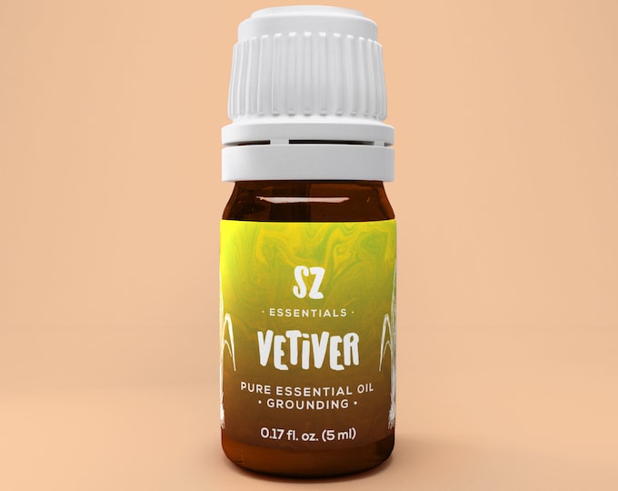 Vetiver Essential Oil - Aged for 2 years - Therapeutic Grade - 100% Pure & Natural - Undiluted