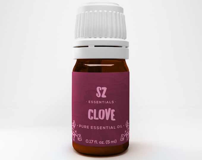 Clove Bud Essential Oil - 100% Pure and Natural - Genuine Clove Bud Extracted Essential Oil - Natural Scent and Color - Undiluted 5ml