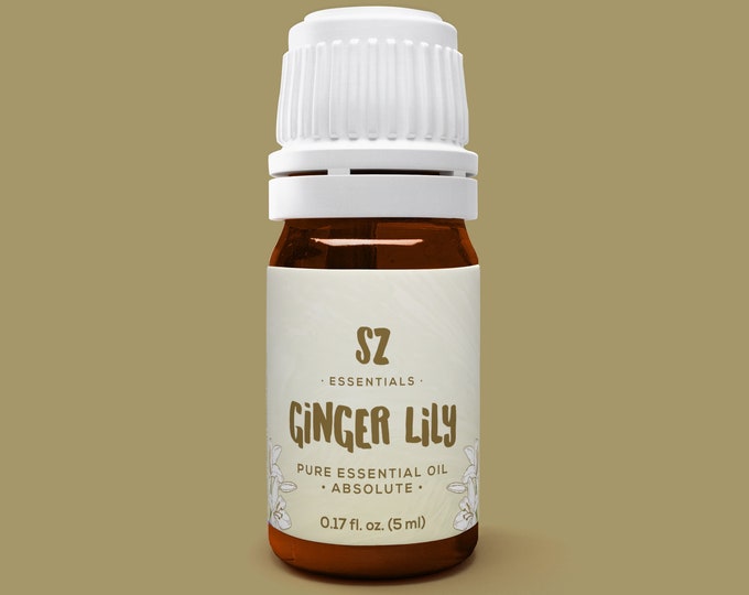 Ginger Lily Absolute Essential Oil - 100% Pure and Natural - Undiluted - Hedychium Coronarium