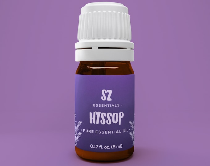 Hyssop Essential Oil - 100% Pure and Natural - Undiluted