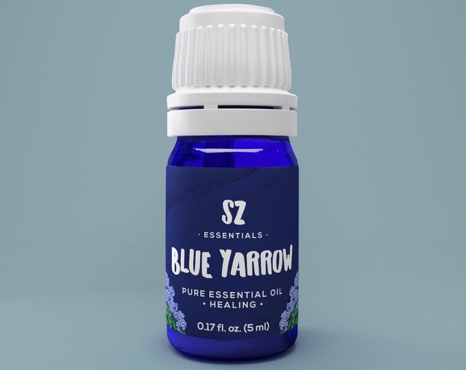 Blue Yarrow Essential Oil - The Real Deal! - 100% Pure & Natural - Undiluted - 5ml